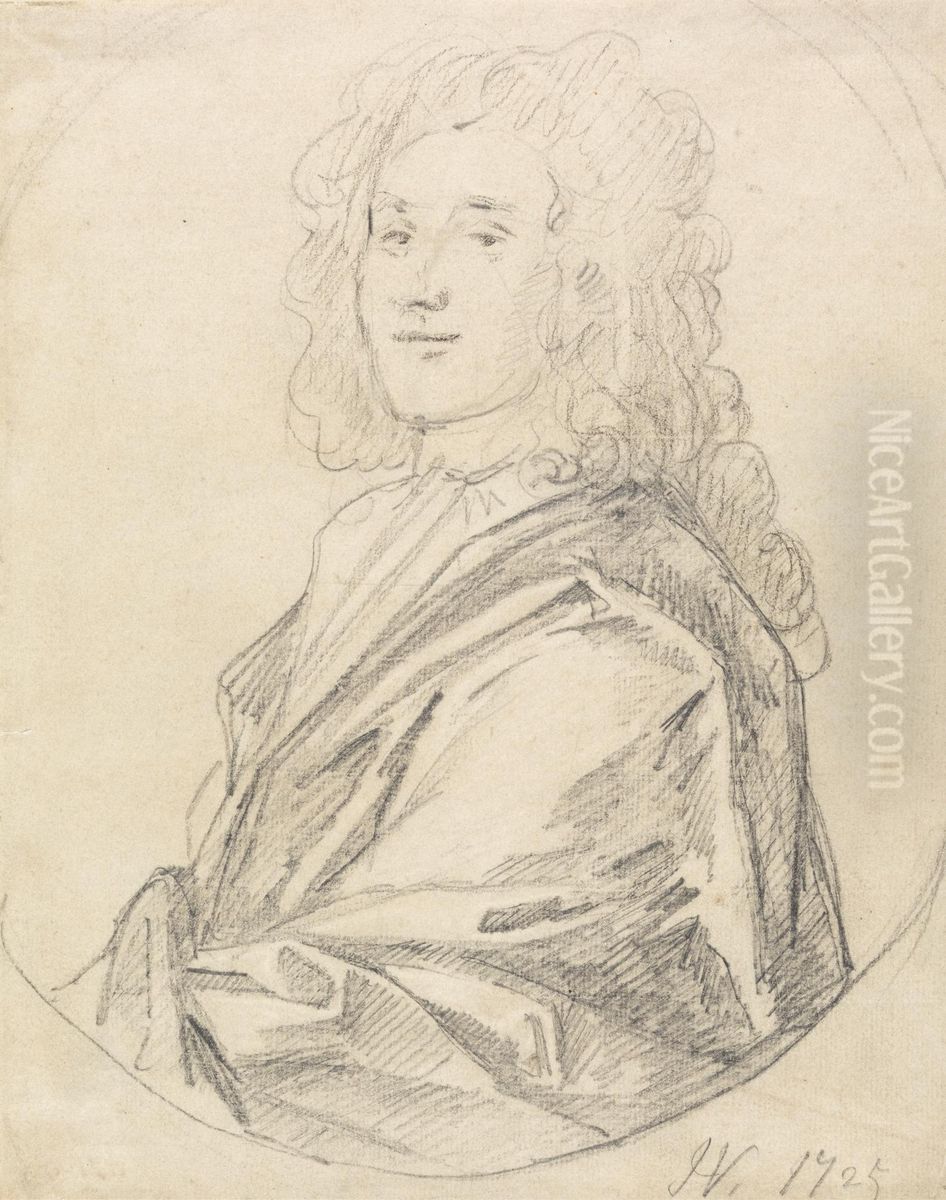 Portrait of a Gentleman Oil Painting by John Vanderbank