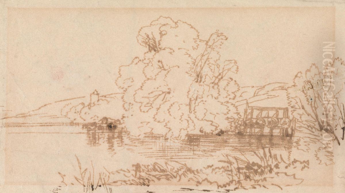 Ed Bucks Oil Painting by Thomas Creswick