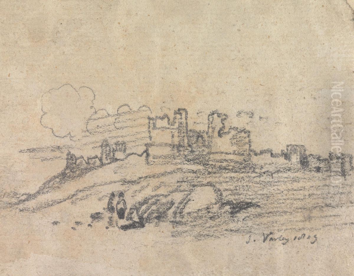 From an Album of Sixty-one Topographical Sketches Oil Painting by John Varley