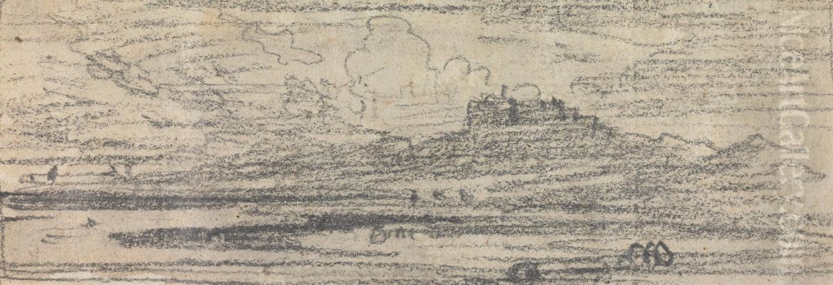 From an Album of Sixty-one Topographical Sketches Oil Painting by John Varley