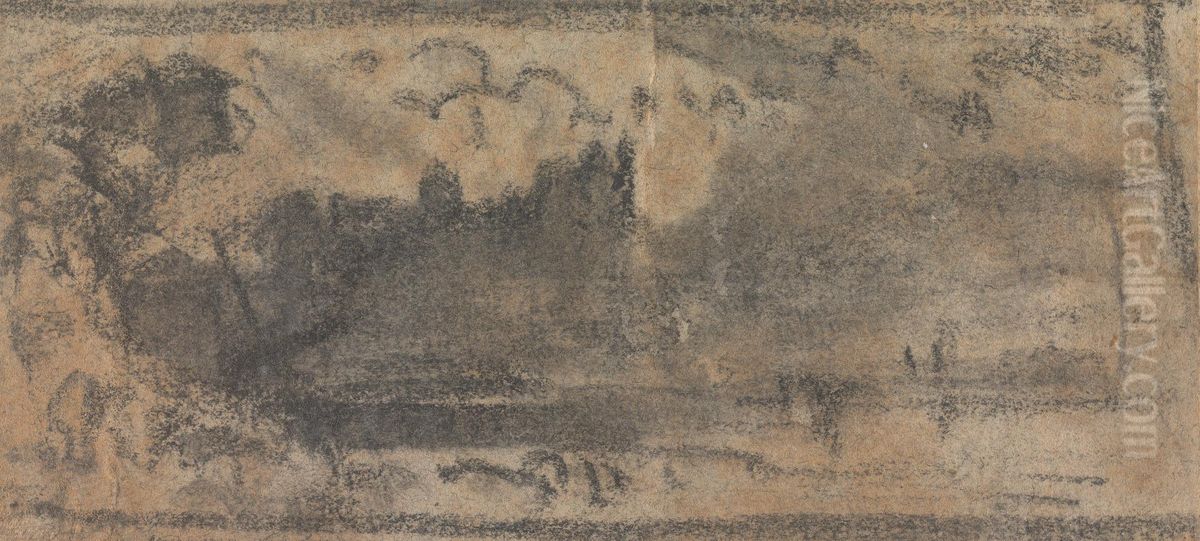 From an Album of Sixty-one Topographical Sketches Oil Painting by John Varley