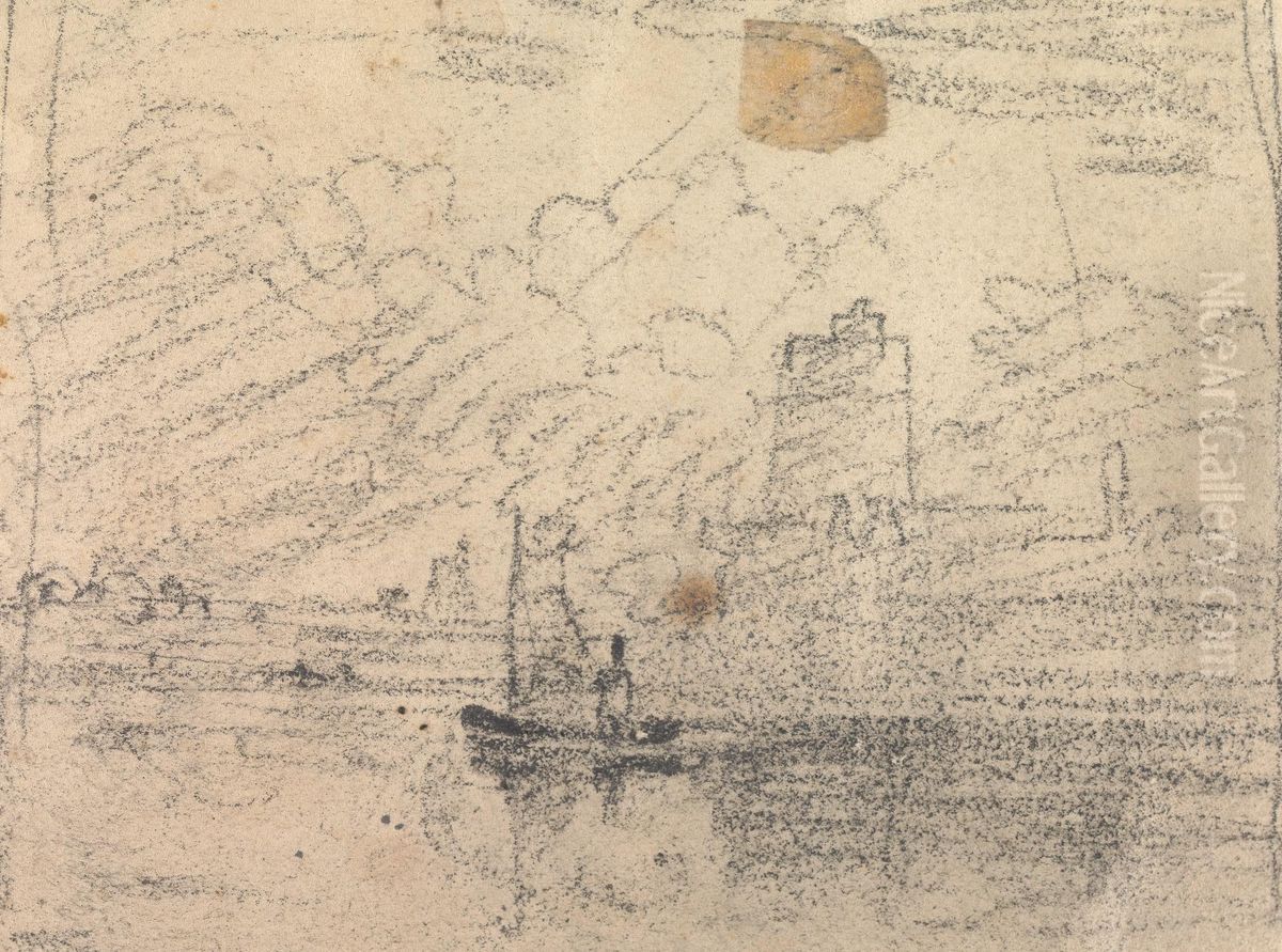 From an Album of Sixty-one Topographical Sketches Oil Painting by John Varley