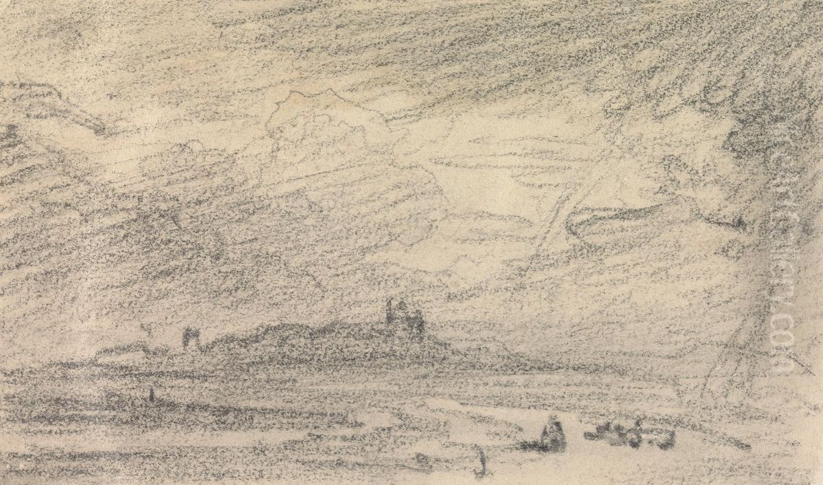 From an Album of Sixty-one Topographical Sketches Oil Painting by John Varley