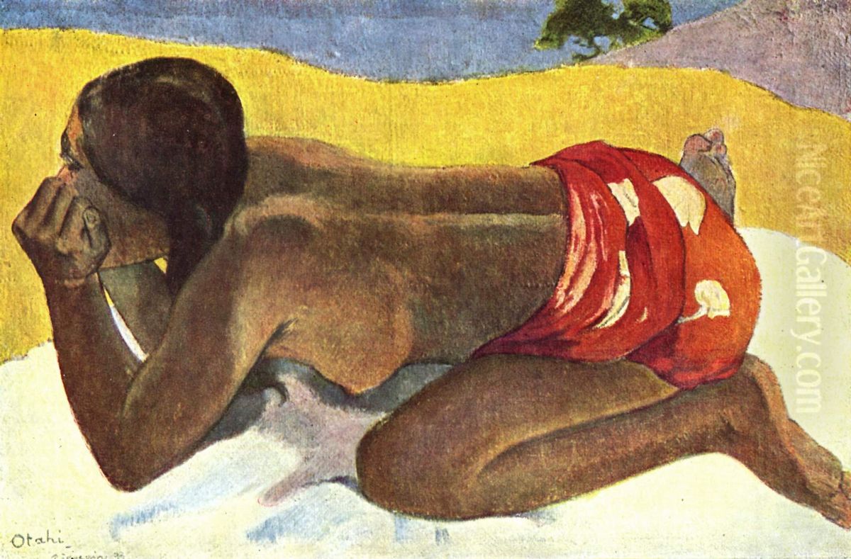 Alone Oil Painting by Paul Gauguin
