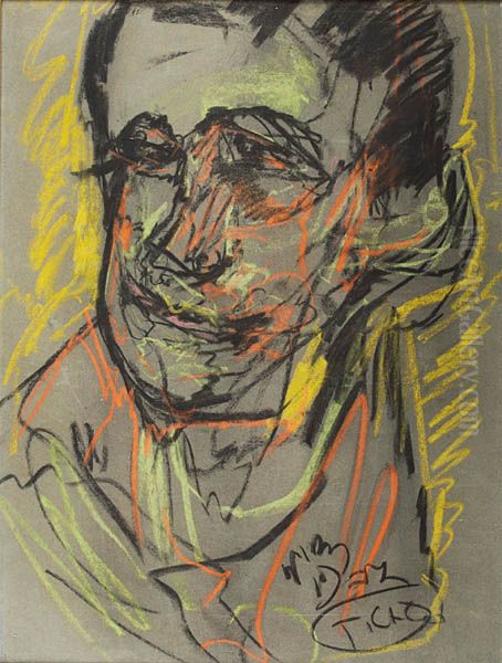 Portrait of a Man Oil Painting by Stanislaw Ignacy Witkiewicz (Witkacy)