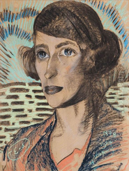 Autoportret Oil Painting by Stanislaw Ignacy Witkiewicz (Witkacy)