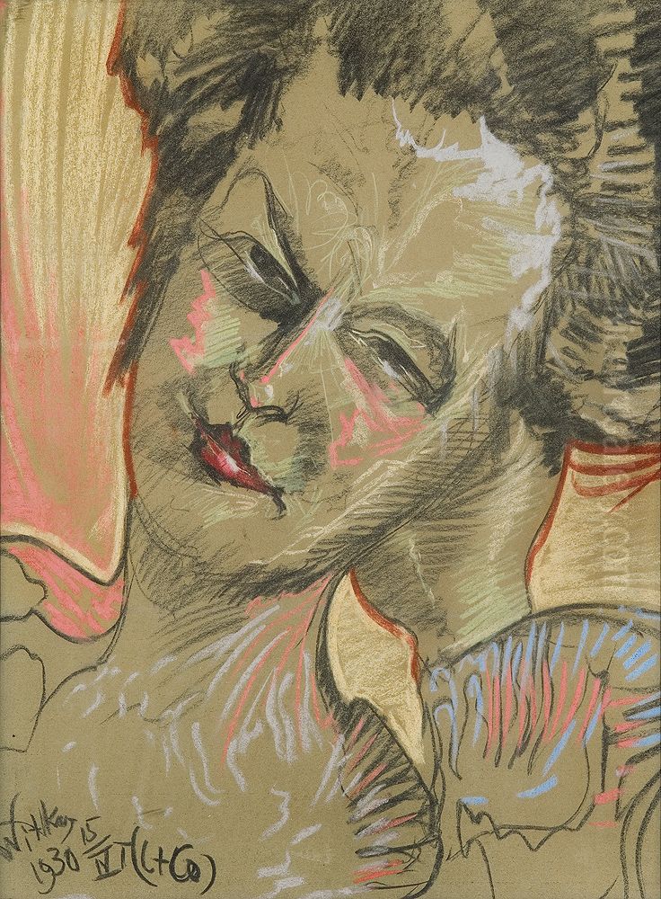 Portrait of Helena Bialynicka Oil Painting by Stanislaw Ignacy Witkiewicz (Witkacy)