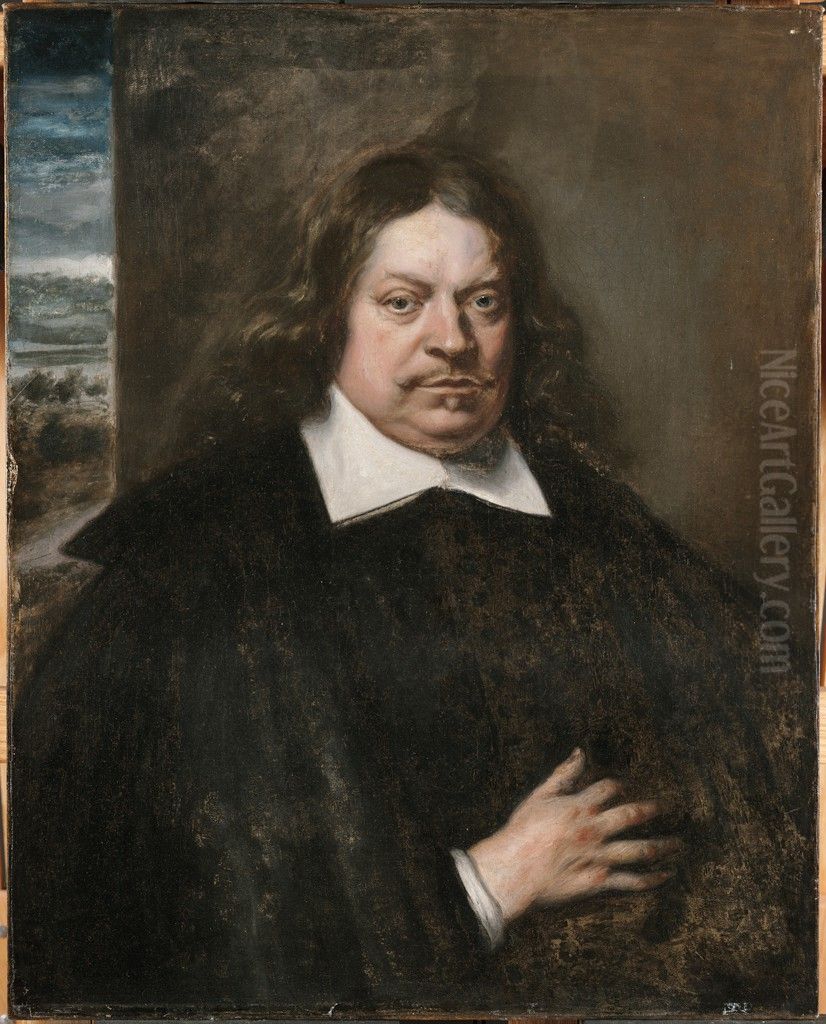 Portrait of a Man Oil Painting by Jan Lievens