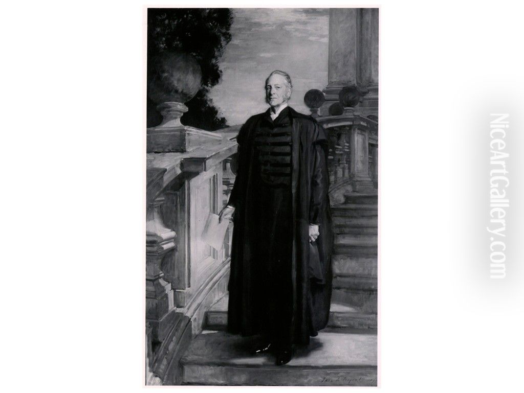 Charles William Eliot (1834-1926) Oil Painting by John Singer Sargent