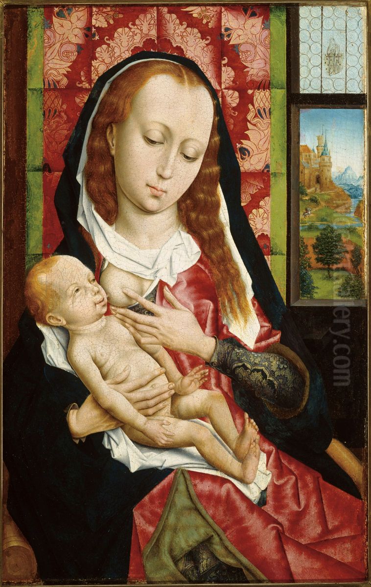 The Virgin and Child Oil Painting by Rogier van der Weyden