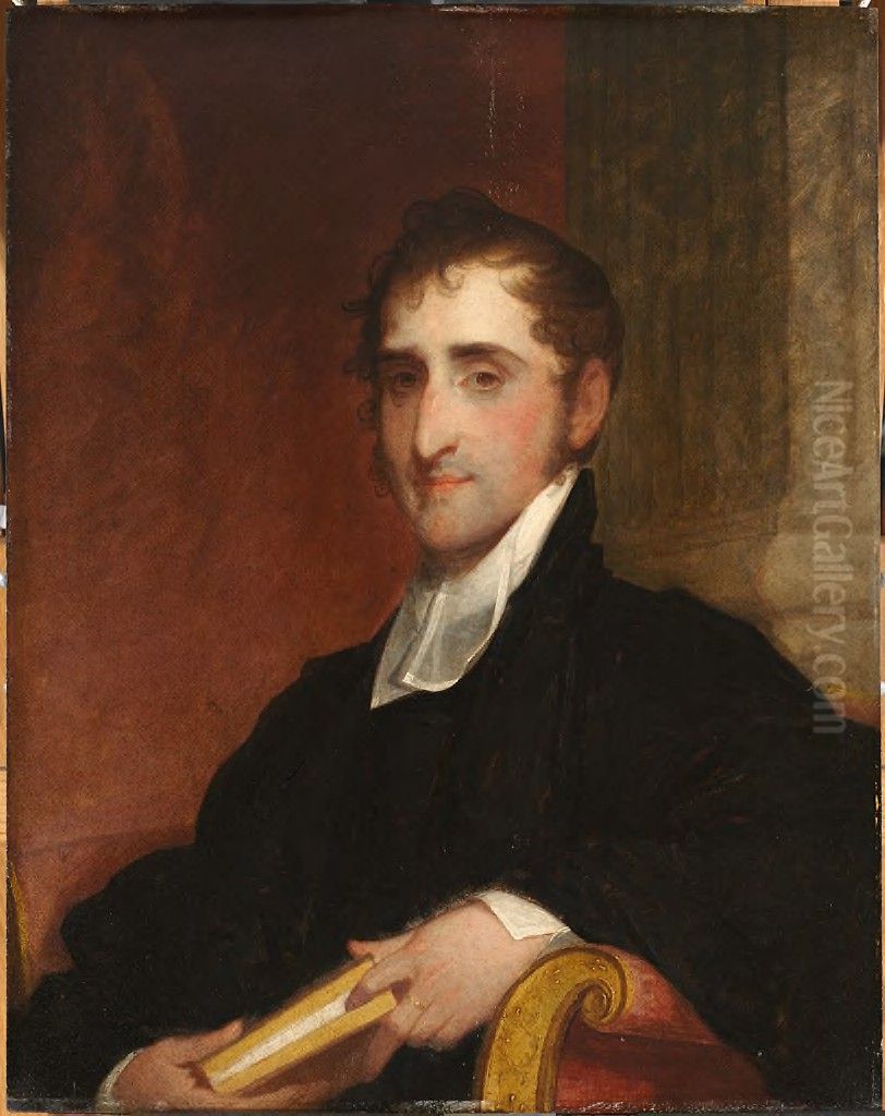 Joseph Stevens Buckminster (1784-1812), after Gilbert Stuart Oil Painting by Gilbert Stuart Newton