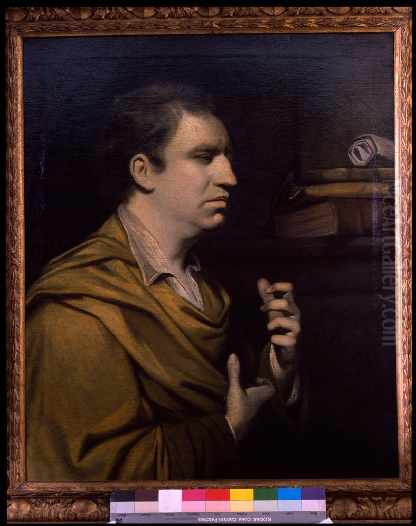 Samuel Johnson (1709-1784) Oil Painting by Of Sir Joshua Reynolds
