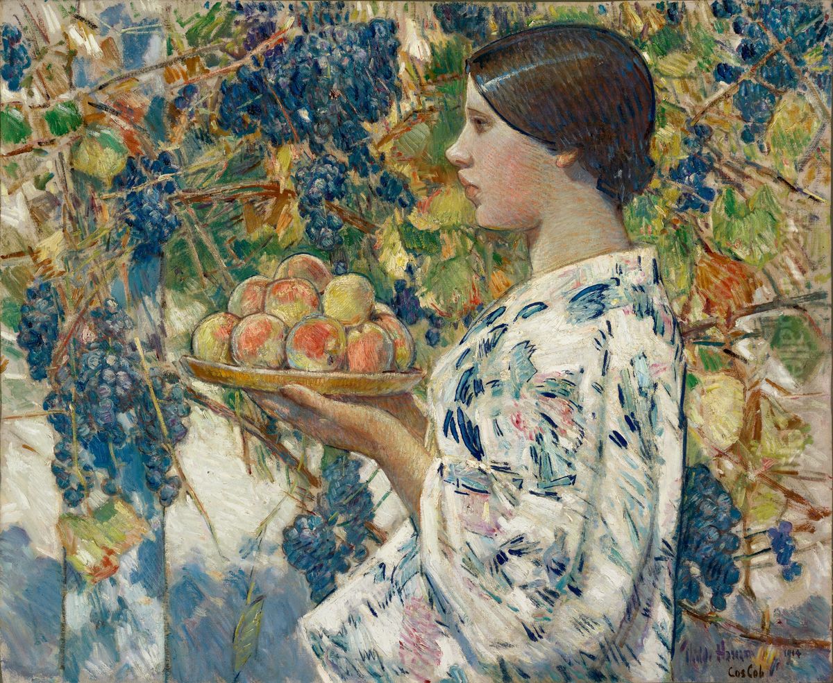 West Indian Girl Oil Painting by Childe Hassam