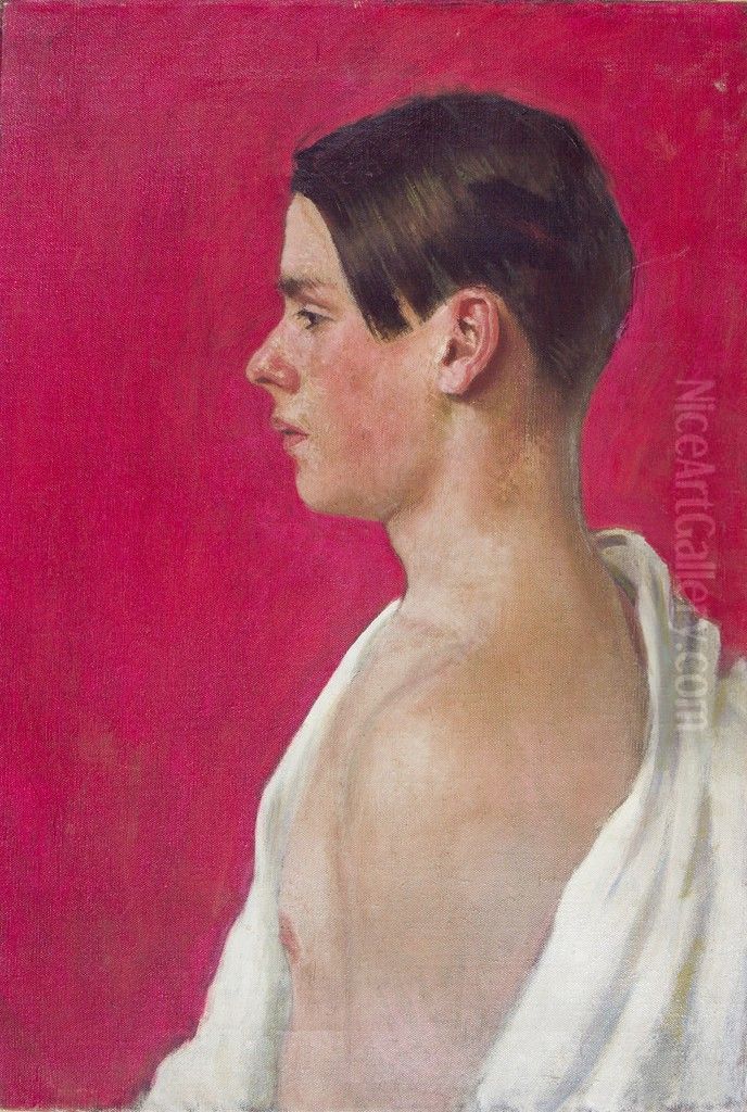 Jerome Goldstein Oil Painting by Denman Ross