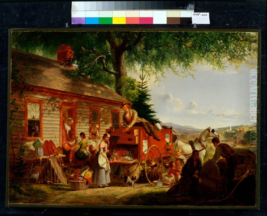 The Yankee Peddler Oil Painting by William Tolman Carlton