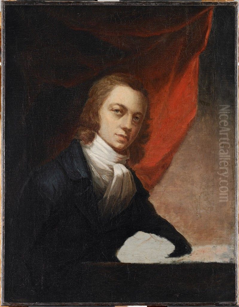 Self-Portrait Oil Painting by Washington Allston