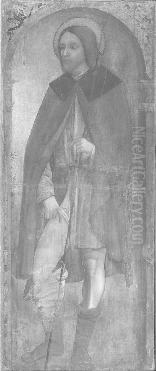 Saint Roch Oil Painting by Giovanni Canavesio