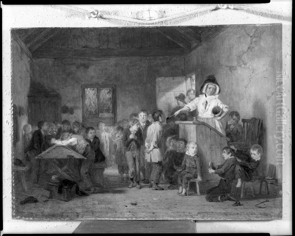 Dotheboy's Hall Oil Painting by Thomas Webster