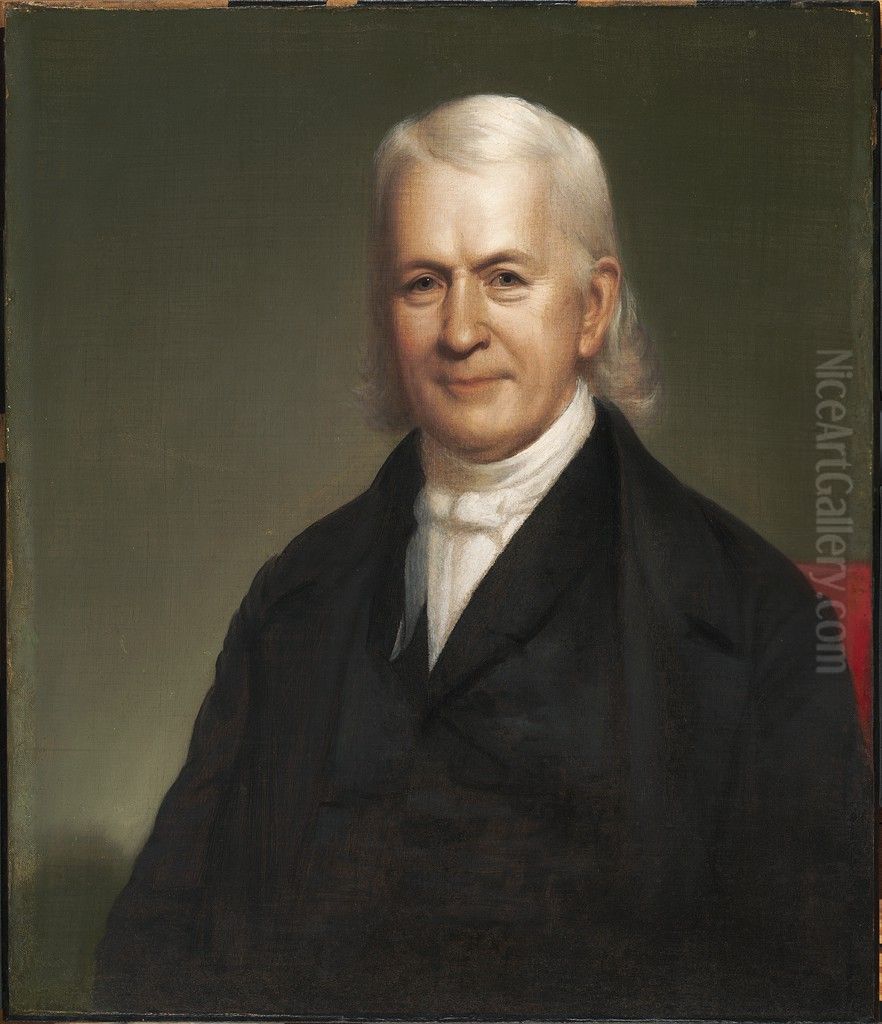 The Reverend John Pierce (1773-1849) Oil Painting by Edward L. Mooney