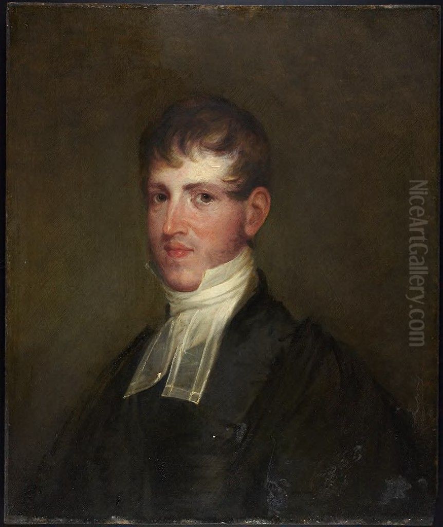 Samuel Cooper Thacher (1785-1818) Oil Painting by Gilbert Stuart Newton