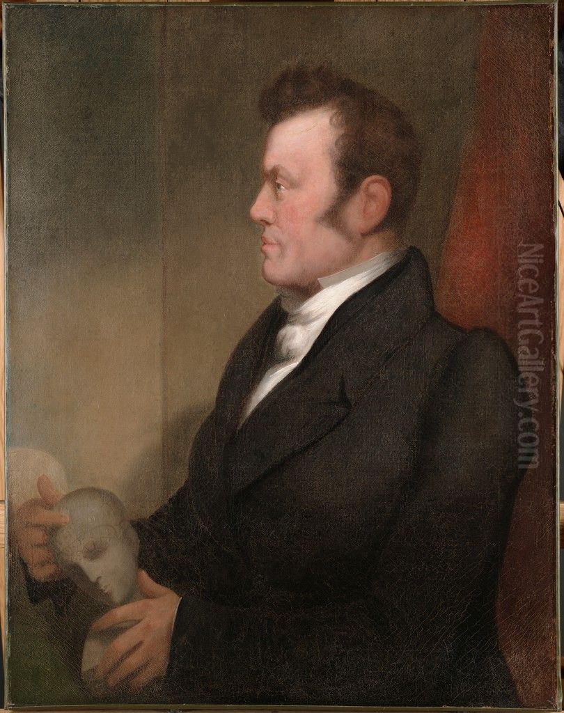 Johann Gaspar Spurzheim (1776-1832) Oil Painting by Alvan Fisher