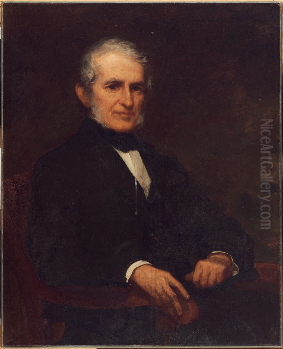 John Barnard Swett Jackson (1806-1879) Oil Painting by William Morris Hunt