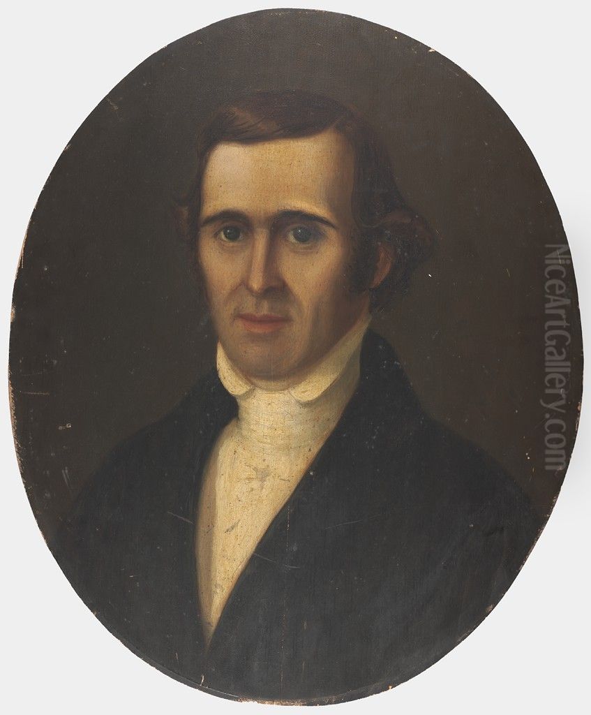 Josiah Kendall Waite (1809-1872) Oil Painting by Bass Otis