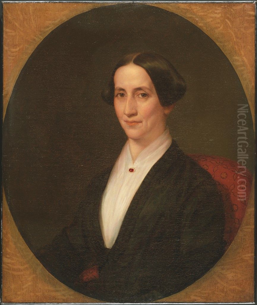 Persis Garland Smith (1807-1891) Oil Painting by Henry Peters Gray