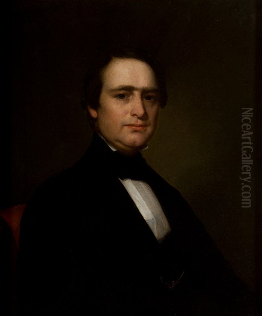 Pietro Bachi (1787-1853) Oil Painting by Albert Gallatin Hoit