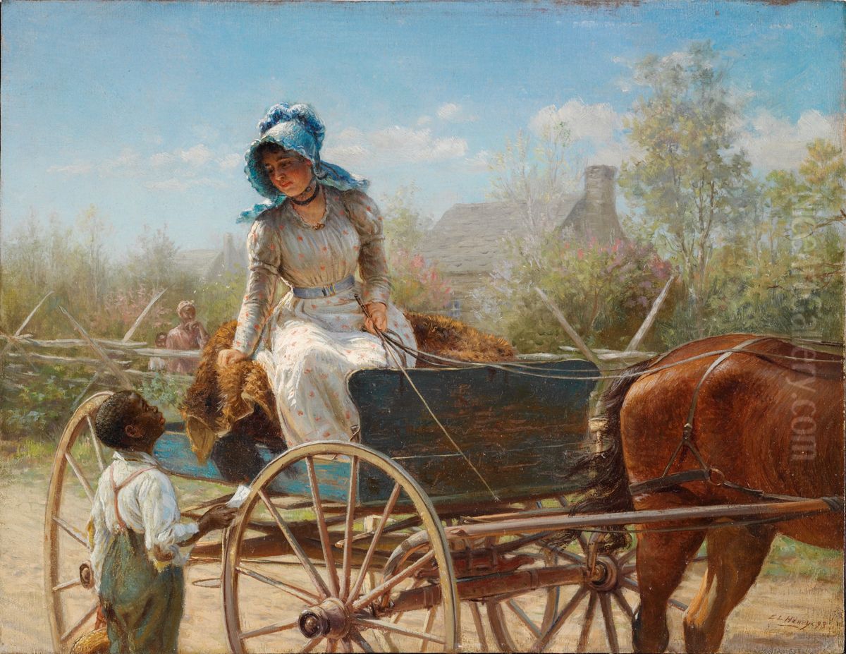 The Message Oil Painting by Edward Lamson Henry