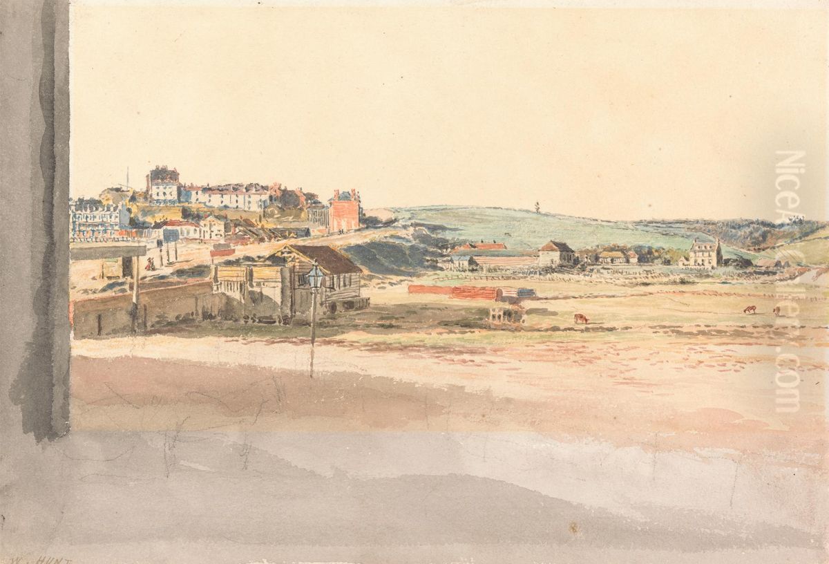 The Flagstaff, Margate Oil Painting by William Henry Hunt