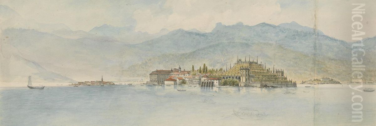 Isola Bella, Lago Maggiore Oil Painting by Charles Gore