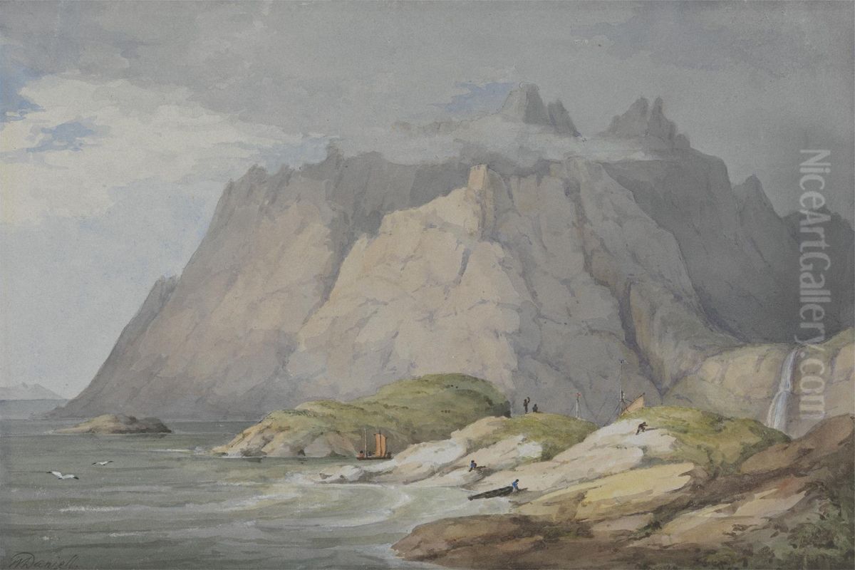 Loch Scavaig, Isle of Skye Oil Painting by William Daniell RA