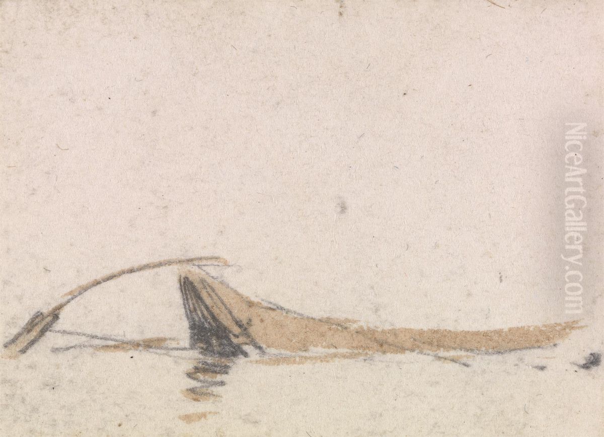 One of a Group of Three Studies on the Venetian Logoon Oil Painting by Myles Birket Foster