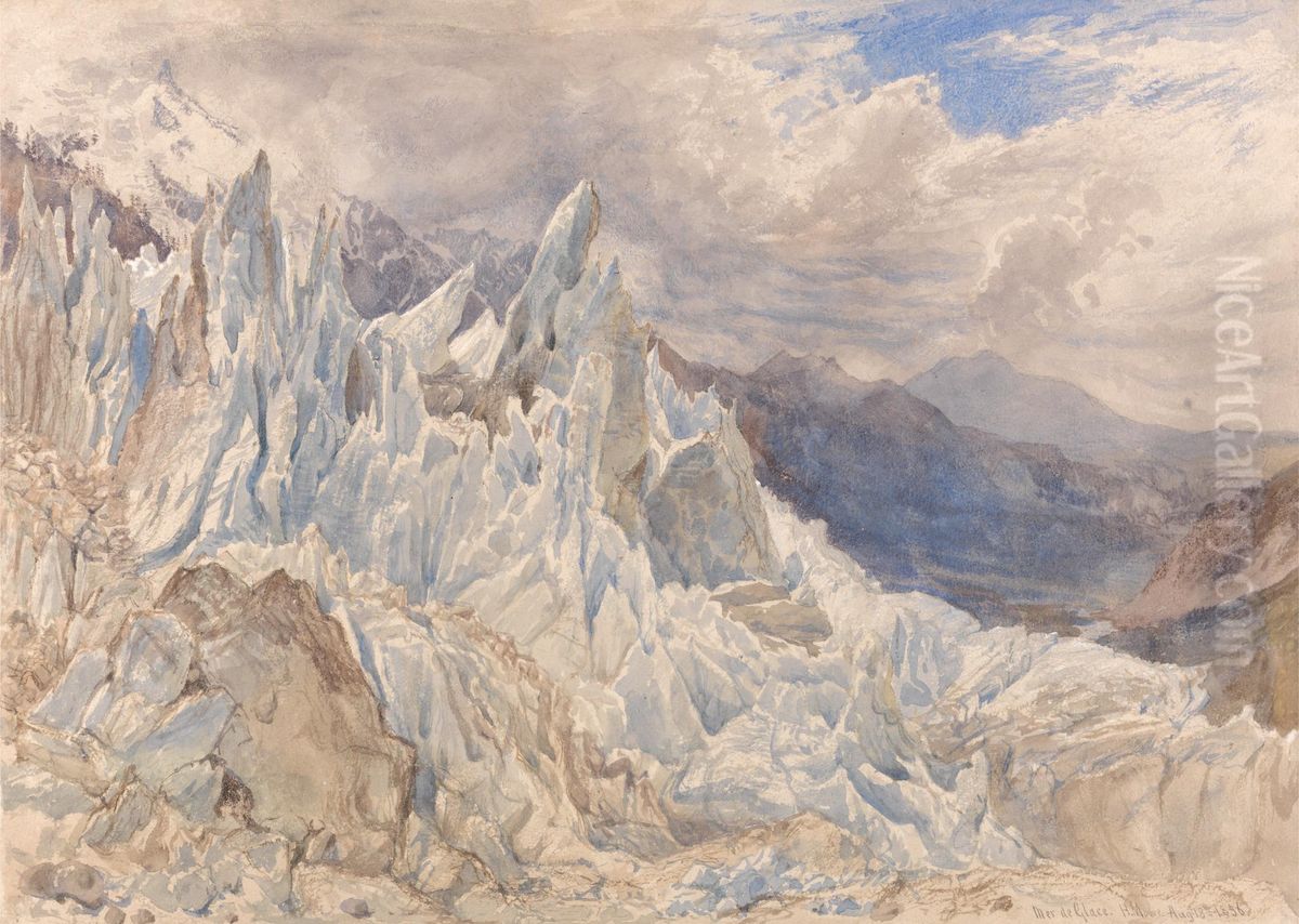 Mer de Glace Oil Painting by Henry Moore