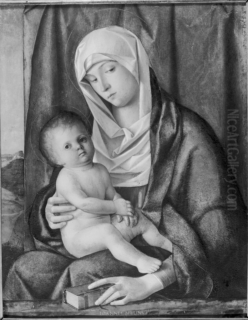 Virgin and Child Oil Painting by Niccolo Rondinelli