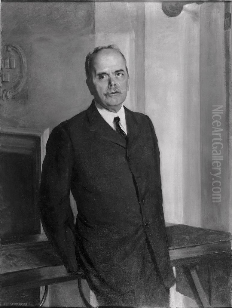 Edward Hickling Bradford (1848-1926) Oil Painting by Ignaz Gaugengigl