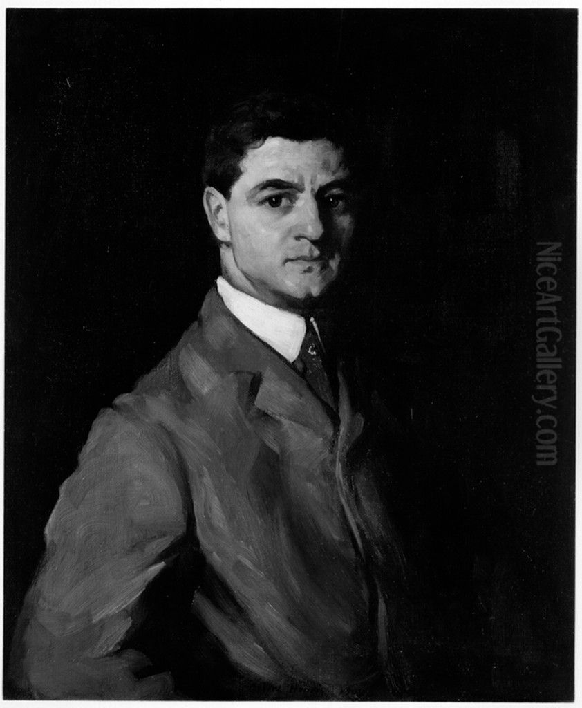 Carleton Eldredge Noyes (1872-1950) Oil Painting by Robert Henri