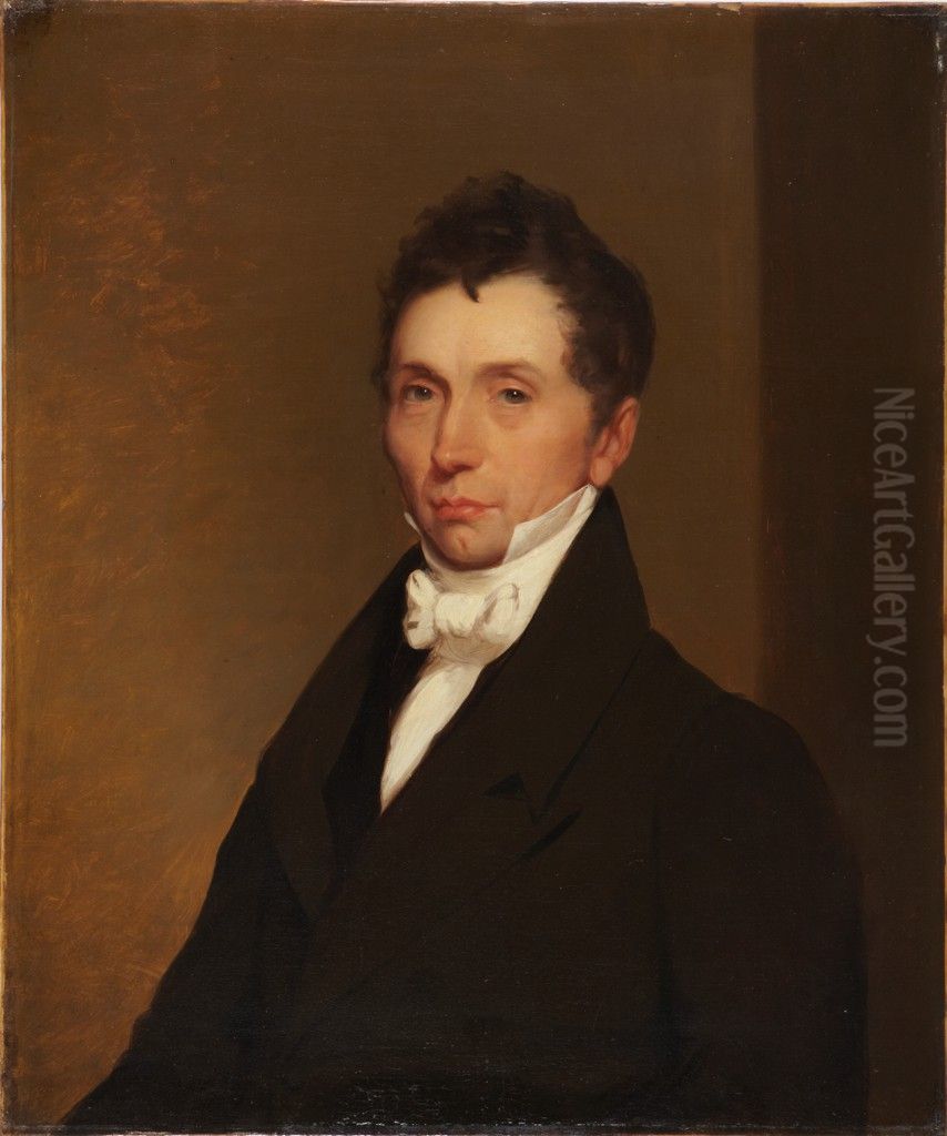 David Dudley (1787-1841) Oil Painting by Chester Harding