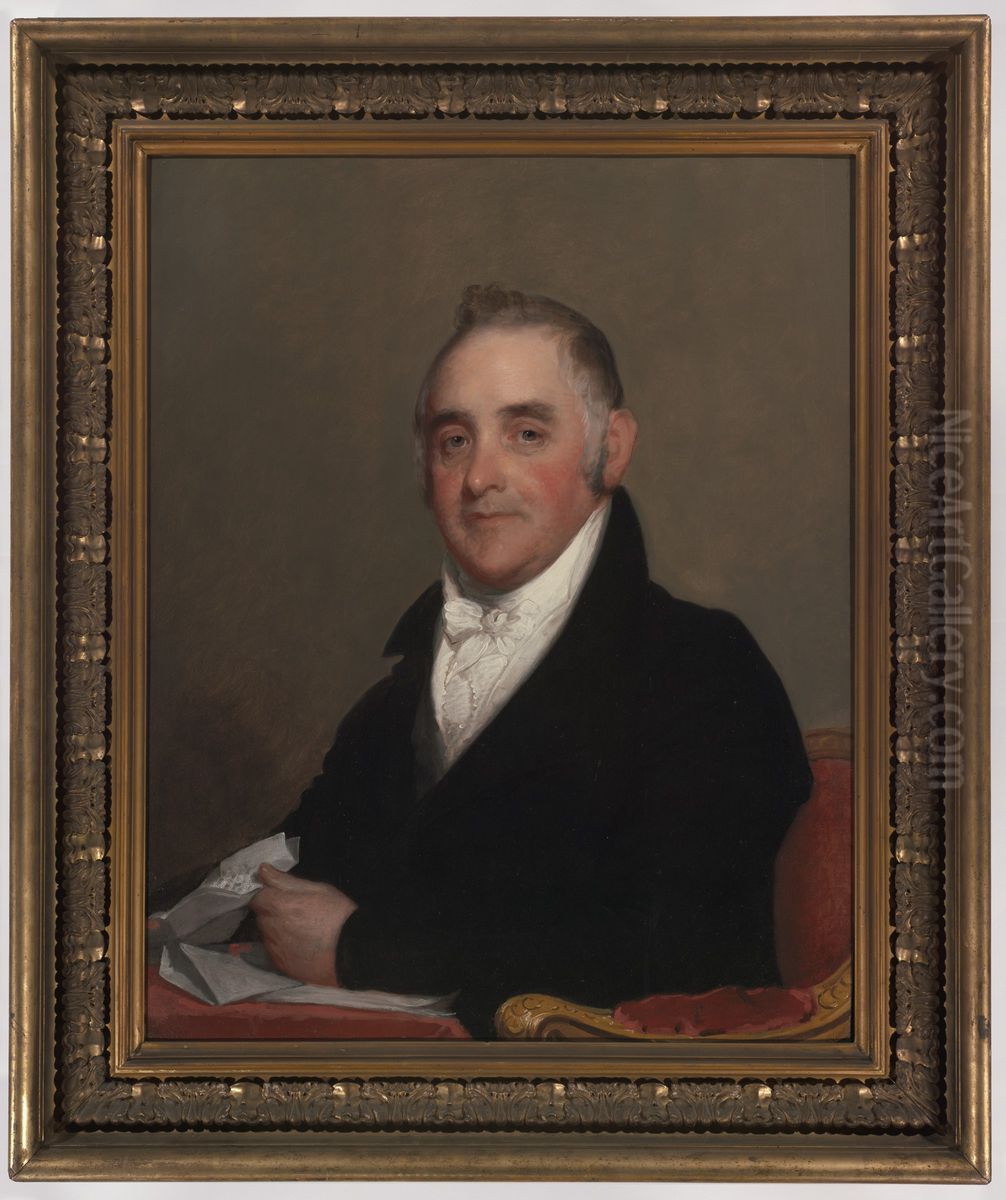 Col. Israel Thorndike (1755-1832) Oil Painting by Gilbert Stuart