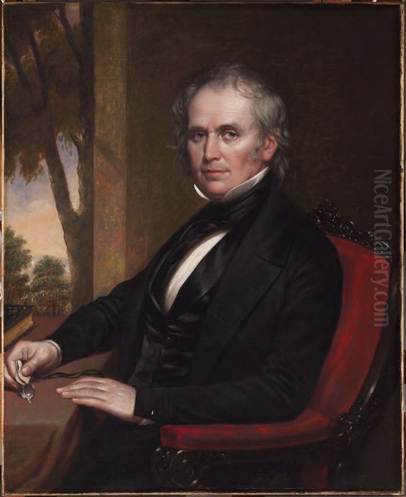 William Cranch Bond (1789-1859) Oil Painting by Cephas Giovanni Thompson