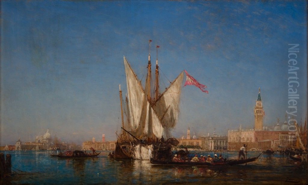 Bacino di San Marco, Venice Oil Painting by Felix Ziem