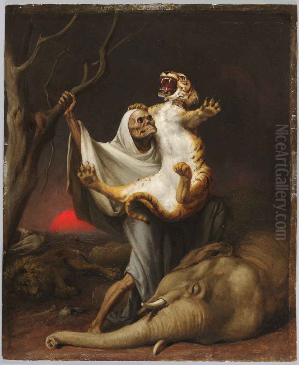 Power of Death Oil Painting by William Holbrook Beard