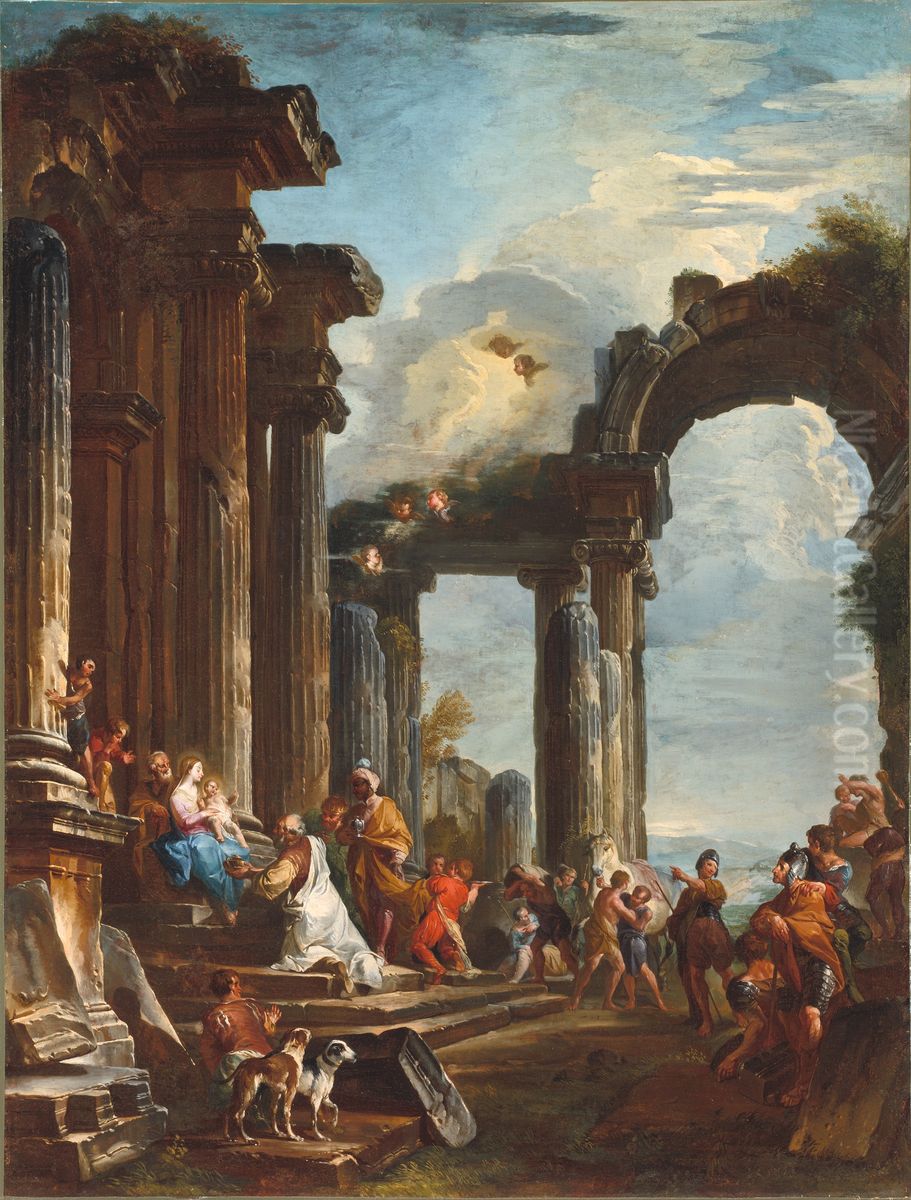 Adoration of the Magi Oil Painting by Giovanni Paolo Panini