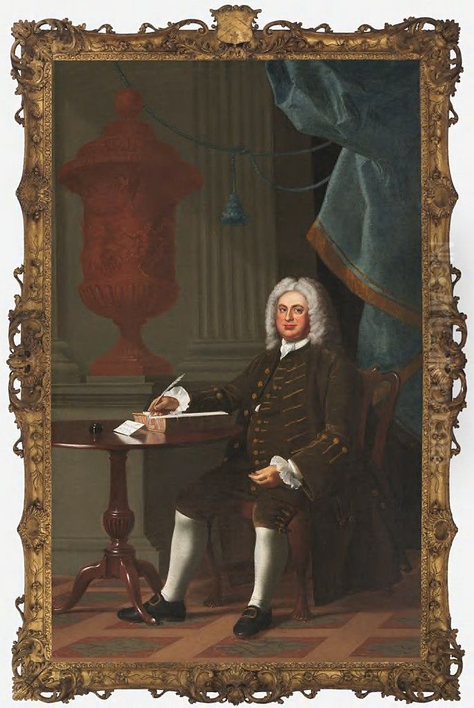Thomas Hollis III (1659-1731) Oil Painting by John Singleton Copley