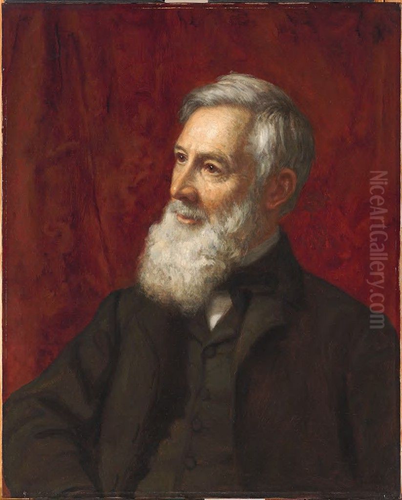 Asa Gray (1810-1888) Oil Painting by George Peter Alexander Healy