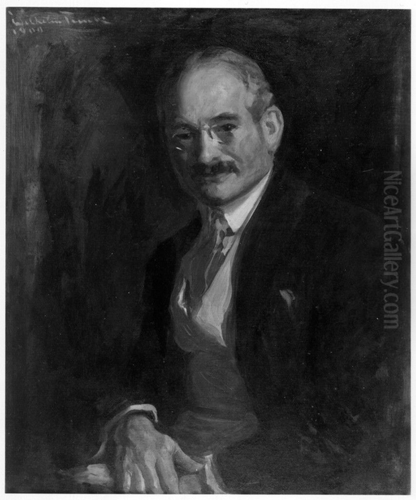 George Alexander McKinlock Sr. (1857-1936) Oil Painting by Wilhelm Heinrich Funk