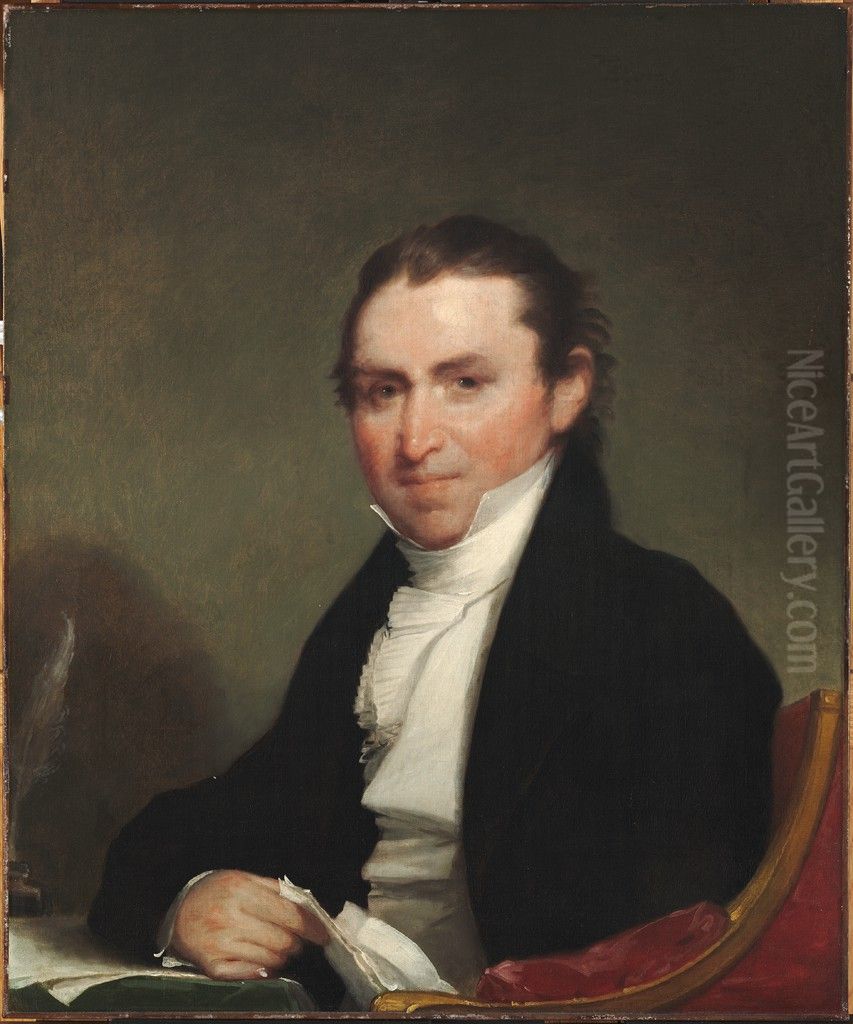 John Lowell (1769-1840) Oil Painting by Gilbert Stuart