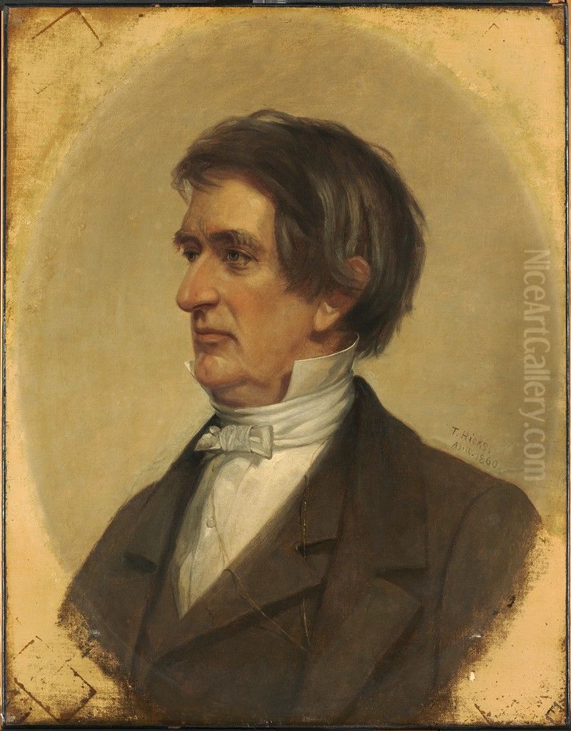William H. Seward (1801-1872) Oil Painting by Thomas Hicks