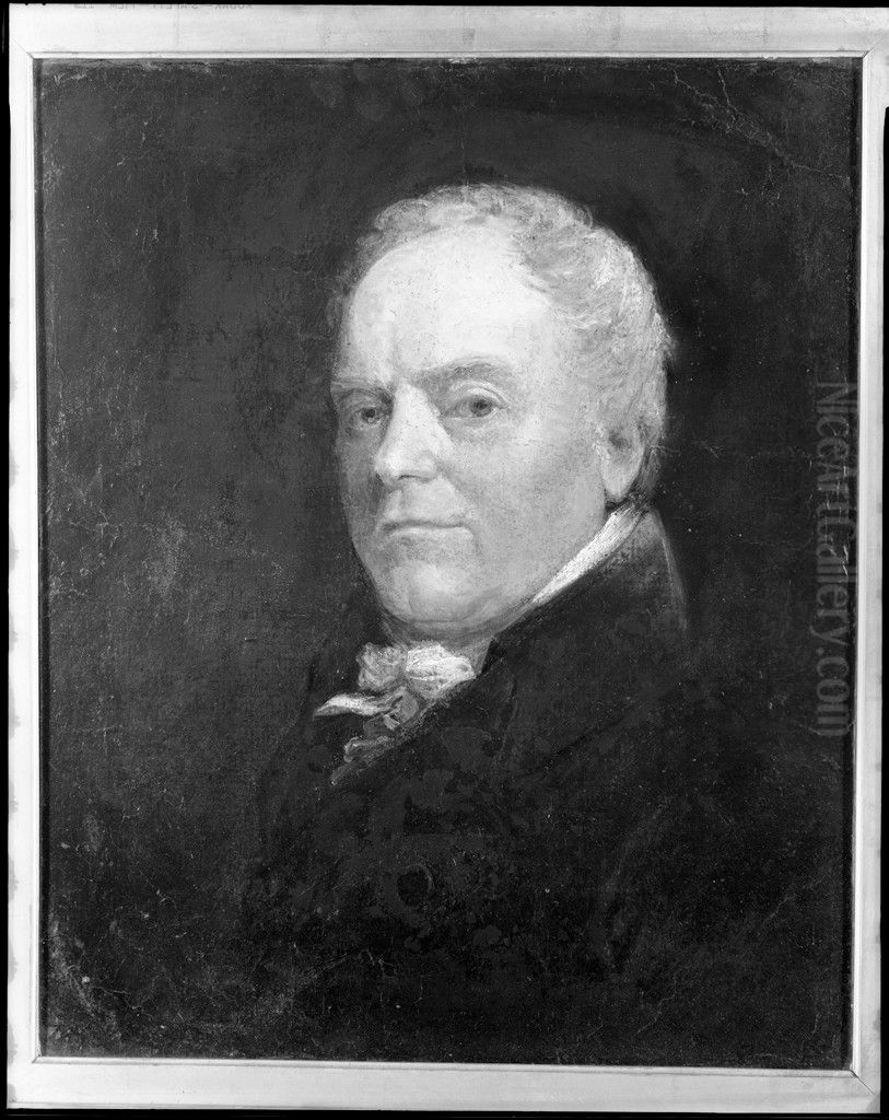 Portrait of a Man Oil Painting by John Jackson